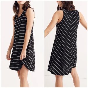 Madewell Highpoint Tank Dress in Hosta Stripe Size Large